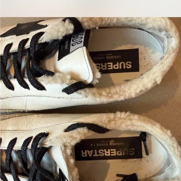 Golden Goose Private Edit White Shearling Superstar - Picture 5 of 5